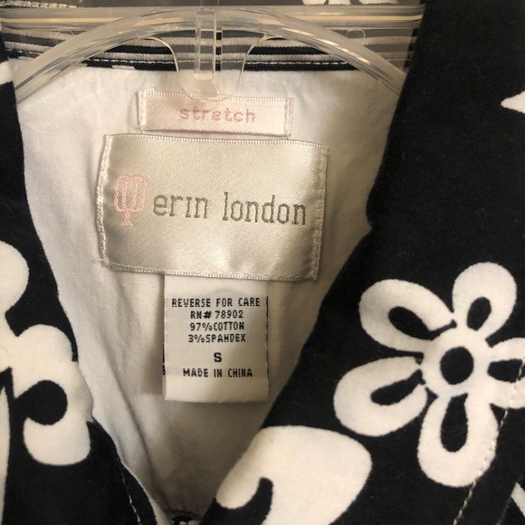 🌸 Erin London black and white paisley jacket - Picture 3 of 5